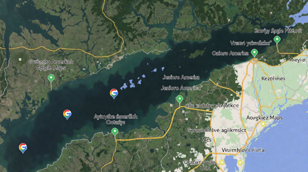 Apple Maps i Google Maps zmieniły nazwę jeziora Ontario na „Jezioro America” dla użytkowników z USA