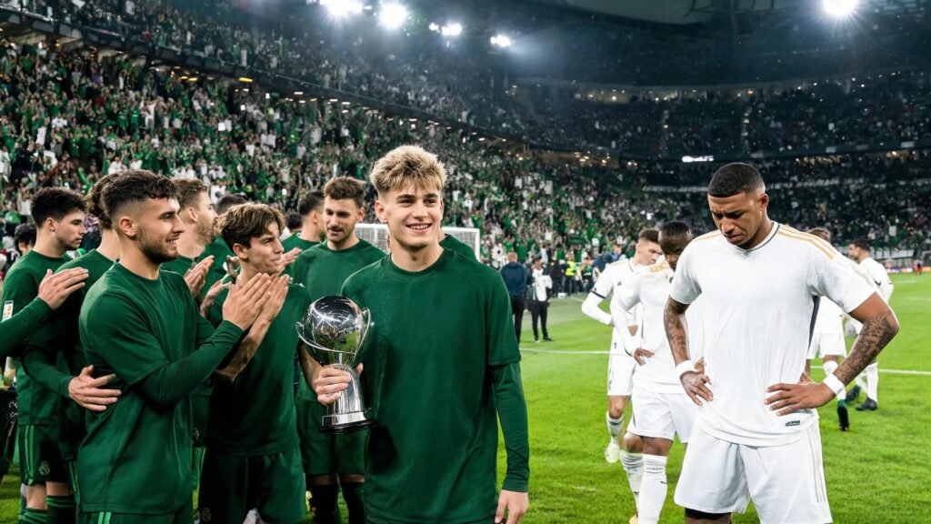 Betis defeats Real Madrid 1-0, Arda Güler named MVP